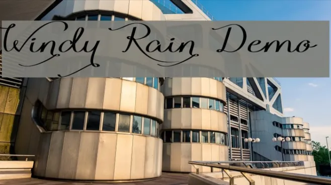 Windy Rain Demo Example 2