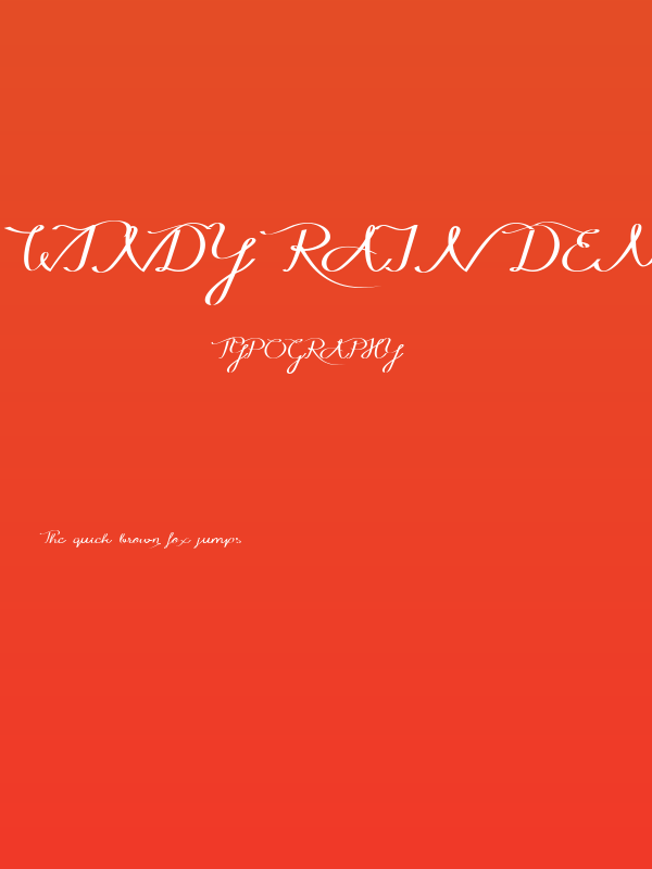Windy Rain Demo Poster