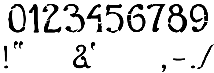 Windy Wood Demo Font OTHER CHARS