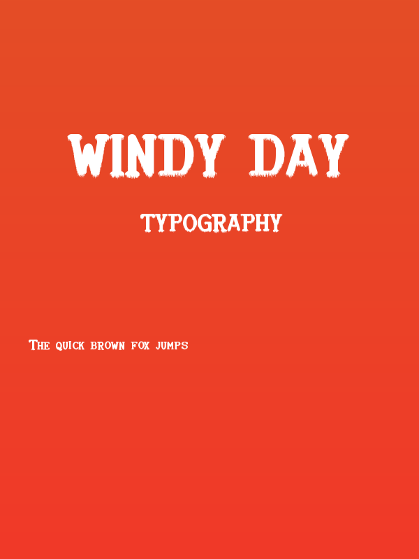 Windy day Poster