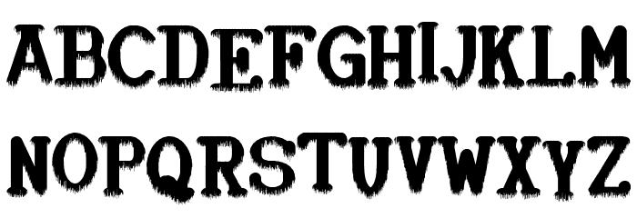 Windy day Font LOWERCASE