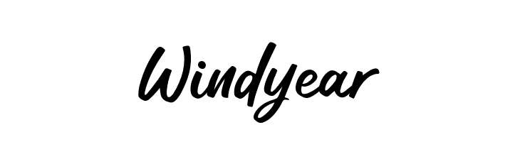 Windyear  font caratteri gratis