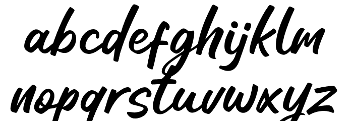 Windyear フォント 小文字