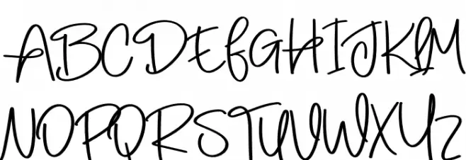 Wine フォント 大文字