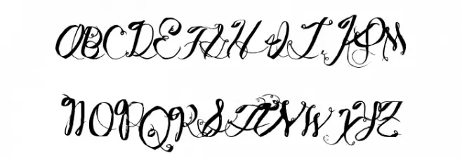 WineBasement Font UPPERCASE