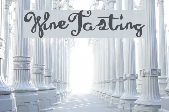 WineTasting Font examples