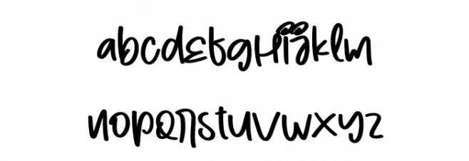 Wine フォント 小文字