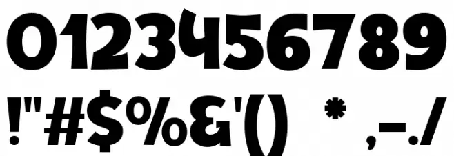 Winear Font OTHER CHARS