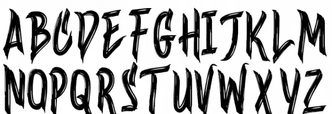 Wineer Brussh Font Litere mari