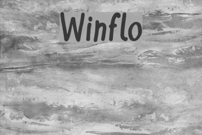 Winflo Font examples