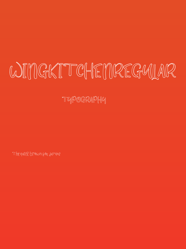 WingKitchenRegular Poster