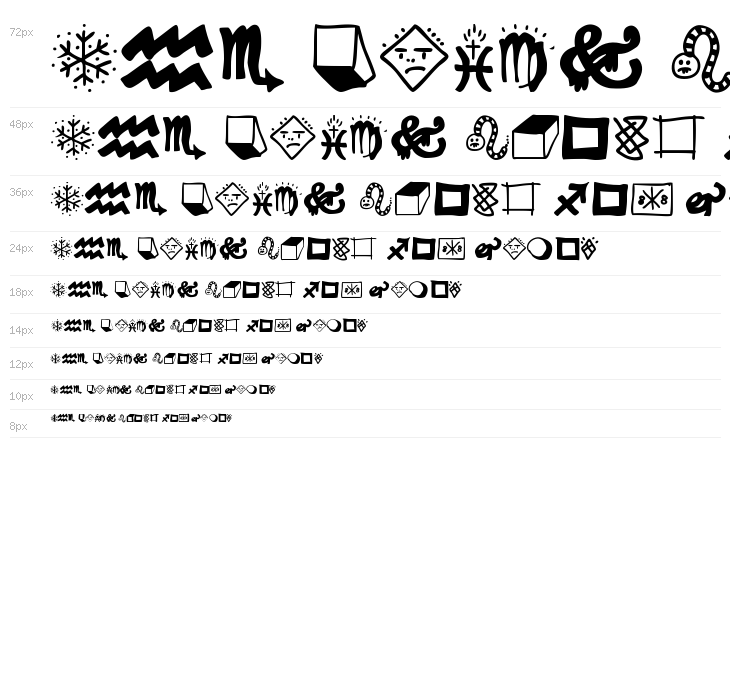 Wingding Review Waterfall