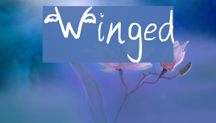 Winged Font examples