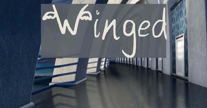 Winged Font examples