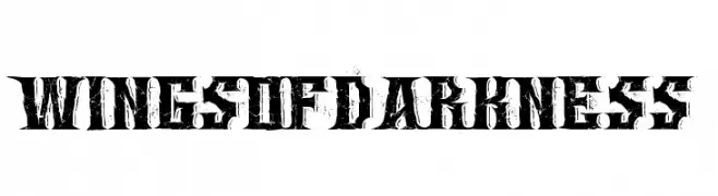 Wings of Darkness  baixar fontes gratis