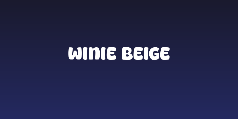 Winie Beige Social Header
