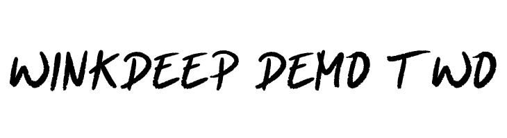 Winkdeep Demo Two  Free Fonts Download