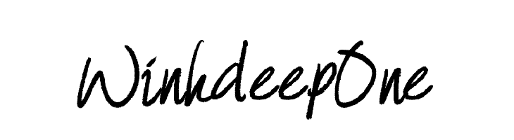 Winkdeep One 字体