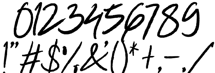 Winkdeep One Font OTHER CHARS