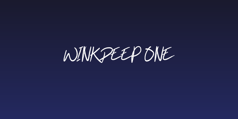 Winkdeep One Social Header