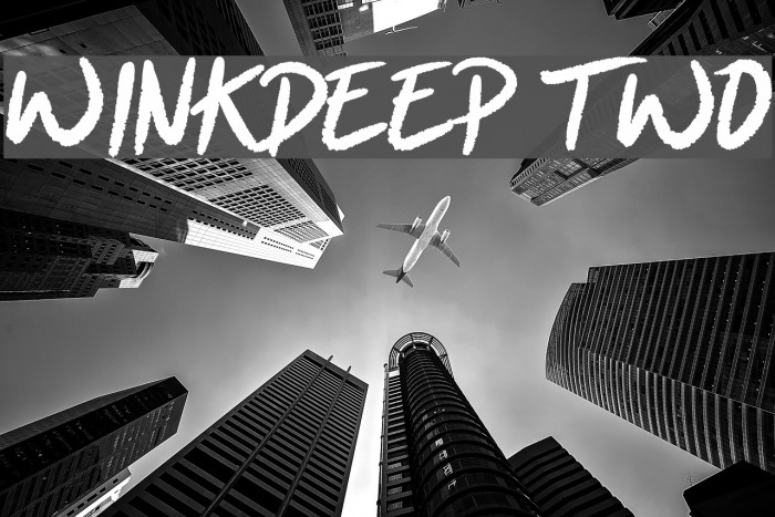 Winkdeep Two Font examples