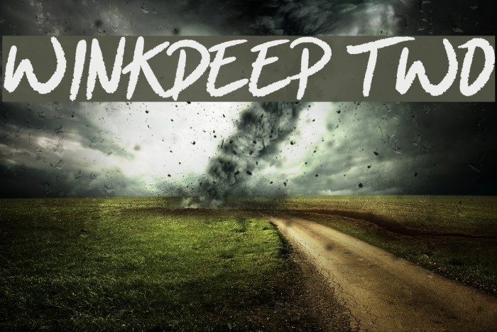 Winkdeep Two Font examples