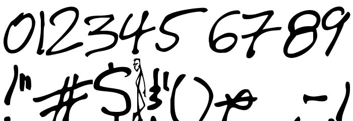 Winkie Font Alte caractere