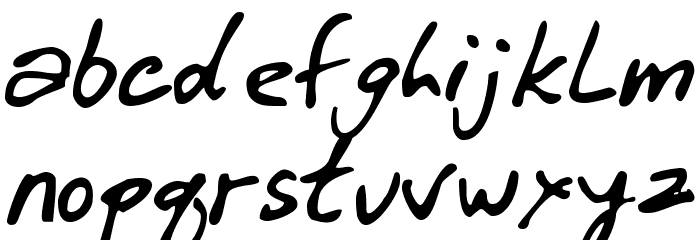 Winkie Font Litere mici