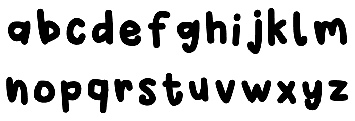Winkle Regular Font LOWERCASE