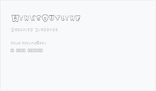 WinksOutline Business Card