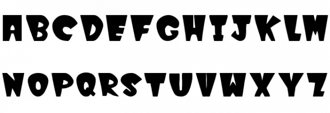 Winks Font LOWERCASE