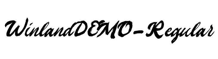Winland DEMO-Regular  Frei Schriftart Herunterladen