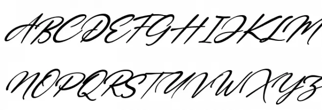 Winne Vinne Italic フォント 大文字