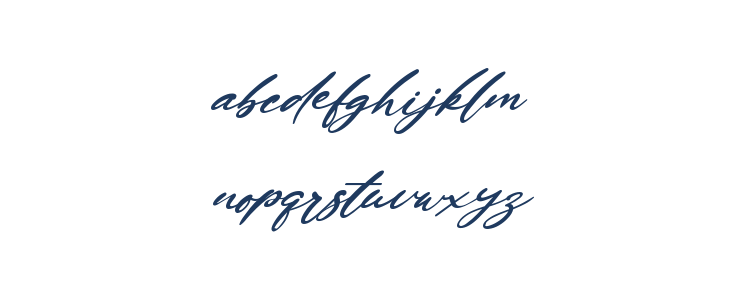 Winne Vinne Italic Lowercase