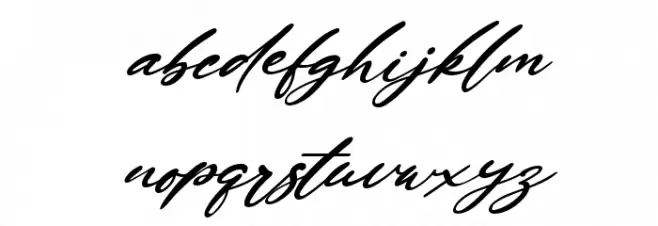 Winne Vinne Italic Caratteri MINUSCOLO