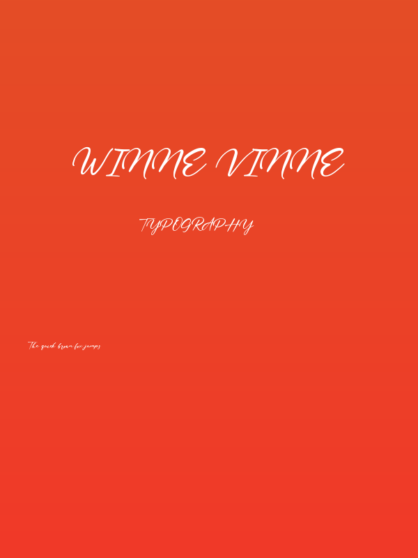 Winne Vinne Poster