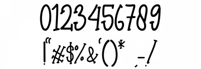 Winner Rhino Font OTHER CHARS