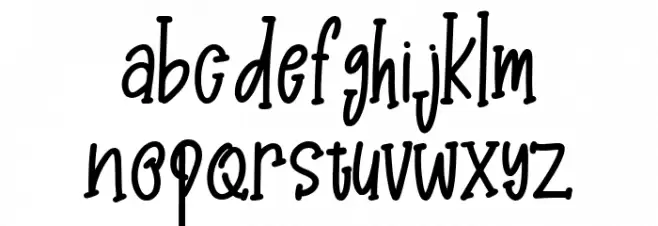 Winner Rhino Font LOWERCASE