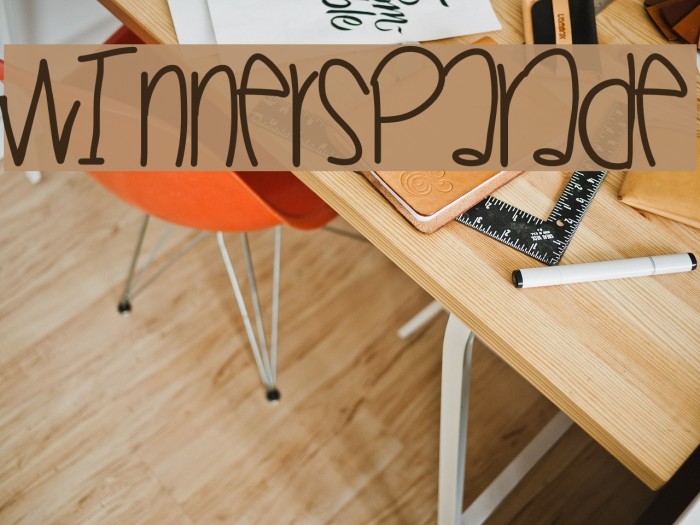 WinnersParade Font examples