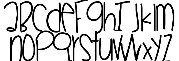 WinnersParade Font LOWERCASE