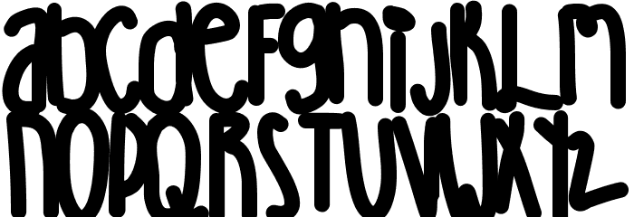 Winning Font LOWERCASE