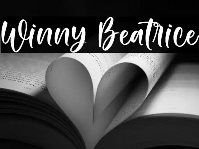 Winny Beatrice Font examples