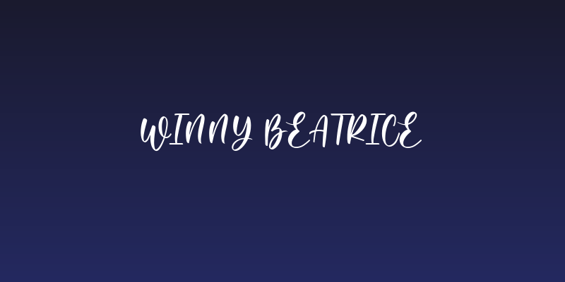 Winny Beatrice Social Header