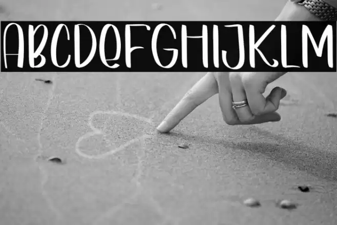 Winny De Handmade Font examples