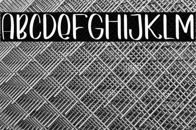 Winny De Handmade Font examples