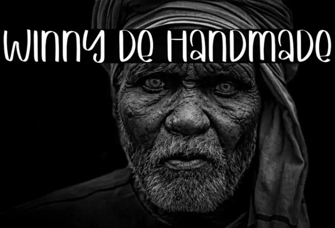 Winny De Handmade Font examples