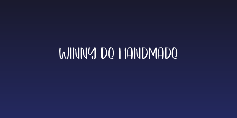 Winny De Handmade Social Header