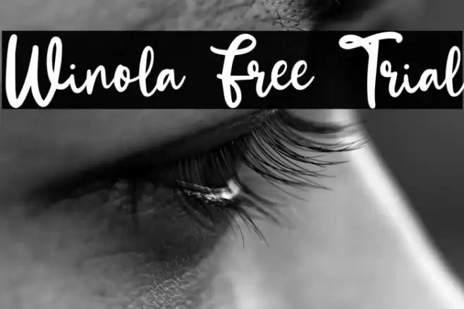 Winola Free Trial Font examples