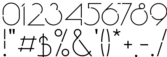 Winsgate18 Winsgate18 Font OTHER CHARS