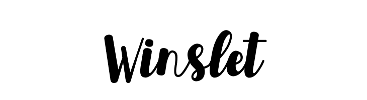 Winslet  font caratteri gratis